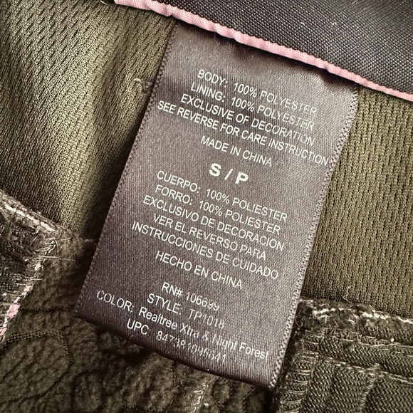 RealTree & Night Forest HABIT Scent Factor Outdoor Hunting Winter Pants Sz S/P - Picture 7 of 15